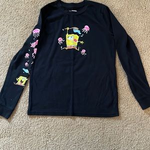 Boys Abercrombie Sponge Bob Long-Sleeve T-Shirt